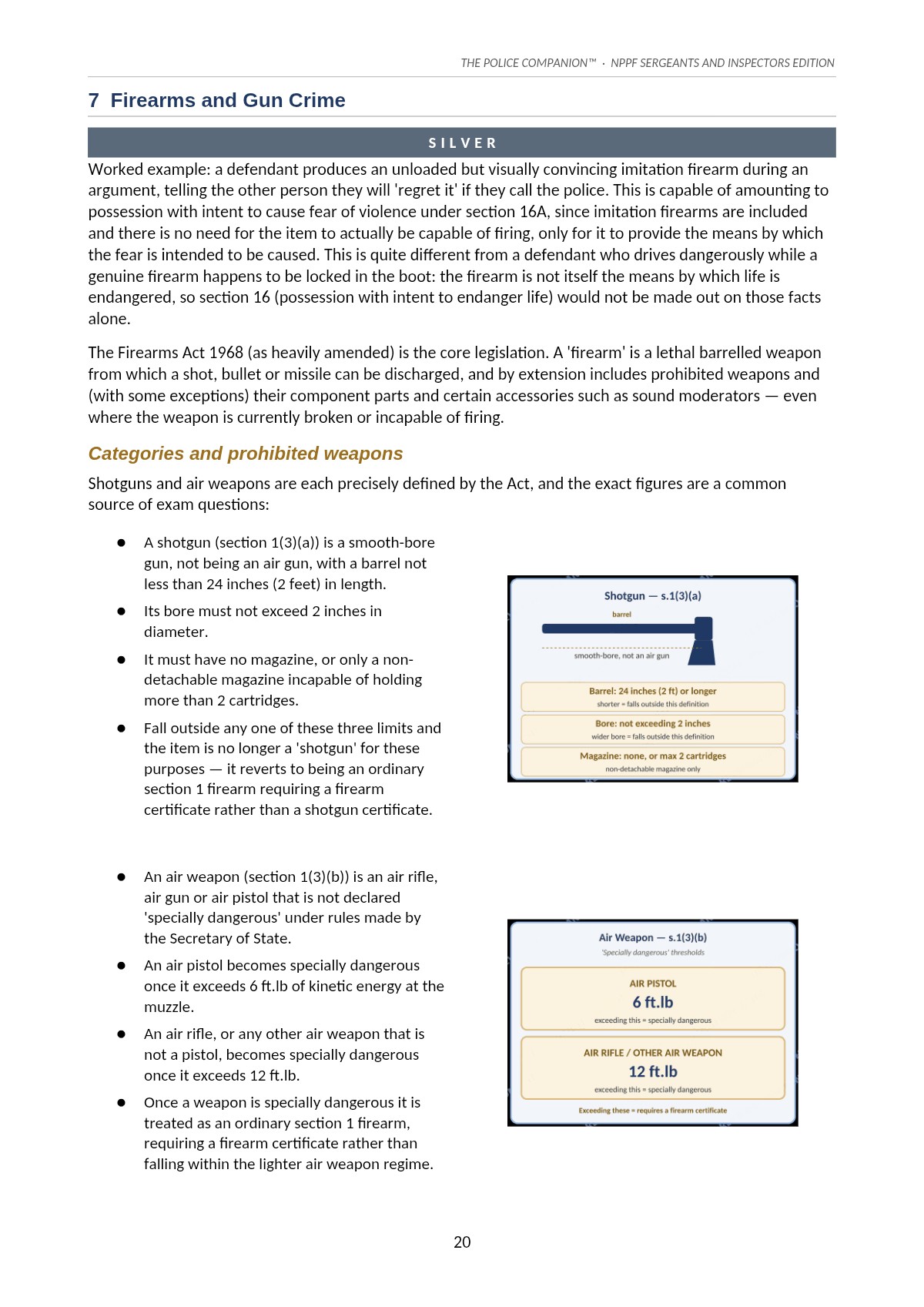 NPPF revision notes, Topic page: Firearms and Gun Crime